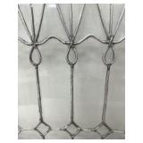 A Pair of Antique Clear Glass Lead Windows