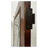 A Pair of Antique Clear Glass Lead Windows