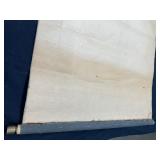 Silk Screen - Mountains with Stream and two men.