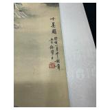 Chinese Scroll - Women in the Garden - In Original Box