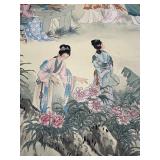Chinese Scroll - Women in the Garden - In Original Box