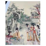 Chinese Scroll - Women in the Garden - In Original Box