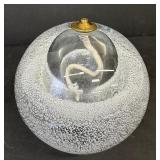 Handmade Art Glass Oil Lamp - Made in Poland