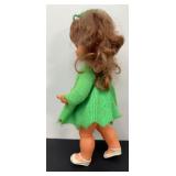 Vintage Adorable Sebino 14 1/2" Doll with Record - Made in Italy.