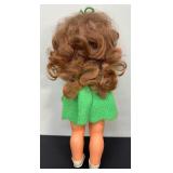 Vintage Adorable Sebino 14 1/2" Doll with Record - Made in Italy.