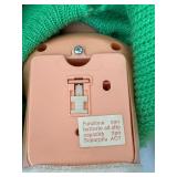 Vintage Adorable Sebino 14 1/2" Doll with Record - Made in Italy.