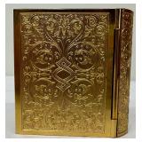 Vintage Seth Thomas Germany Mechanical Book Shaped Travel Alarm Clock