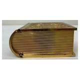 Vintage Seth Thomas Germany Mechanical Book Shaped Travel Alarm Clock