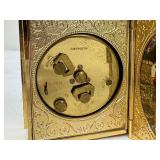 Vintage Seth Thomas Germany Mechanical Book Shaped Travel Alarm Clock