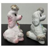 Mid Century Poodle Salt and Pepper Shakers-Made in Japan