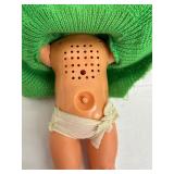 Vintage Adorable Sebino 14 1/2" Doll with Record - Made in Italy.