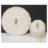 Beautiful Assortment of Belleek - Limpet with Cob Yellow Rim