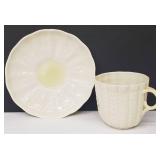 Beautiful Assortment of Belleek - Limpet with Cob Yellow Rim