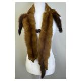 Vintage Mink Stole with Three Mink
