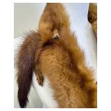 Vintage Mink Stole with Three Mink