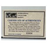 Togo - Princess Diana 180F Collector Stamps - Certificate of Authenticity Included