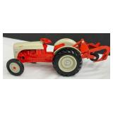 Vintage (1987) Ertl Ford 8N Tractor with Dearborn Plow, 1/16