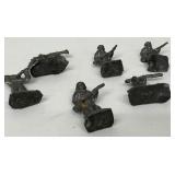 Vintage Lead Toy Soldiers - Lot of 15