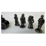 Collection of Vintage 1993/1994 IRS China Miniature Pewter Figurines
