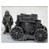 Collection of Vintage 1993/1994 IRS China Miniature Pewter Figurines