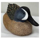 Blue Winged Teal Decoy Figure by Roger Desjardins - Signed & Dated 1992