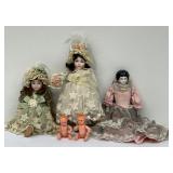A Nice Collection of Assorted Vintage Dolls