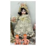 A Nice Collection of Assorted Vintage Dolls