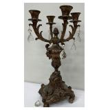 Beautiful Vintage Four Arm Brass Candelabra