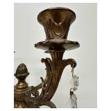 Beautiful Vintage Four Arm Brass Candelabra