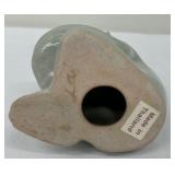 Cute Small Thai Celadon Green Glazed Ceramic Sitting Chimp Figurine