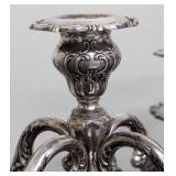 Pair of Vintage Gorgeous  Gorham Weighted Sterling Silver Candelabra