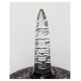 Czech Cut Crystal Covered Bowl