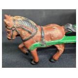 Vintage Cast Iron US Mail Wagon