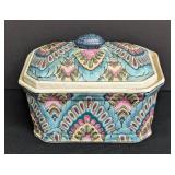 Vintage Chinese Ceramic Covered Dish