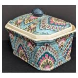 Vintage Chinese Ceramic Covered Dish