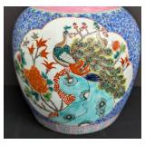 Colorful Chinese Ceramic Ginger Jar