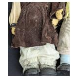 Pair of Small Vintage Bisque Dolls