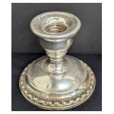 Pair of Vintage La Pierre Weighted Sterling Silver Candleholders