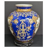 Large Vintage Hand Painted Chinese Vase