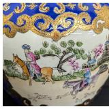 Large Vintage Hand Painted Chinese Vase