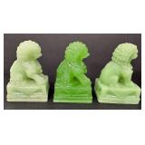 Six Vintage Jadeite Figurines