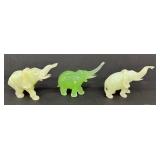 Six Vintage Jadeite Figurines