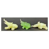 Six Vintage Jadeite Figurines