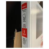 White 1-Inch Binders