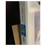 White 1-Inch Binders
