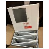 White 2" Three Ring Binders