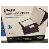 Dark Blue Two Pocket Folders