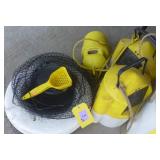 Minnow buckets and fish baskets