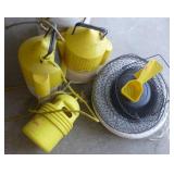 Minnow buckets and fish baskets