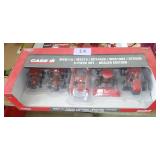 5 pc CASE IH toy tractor set